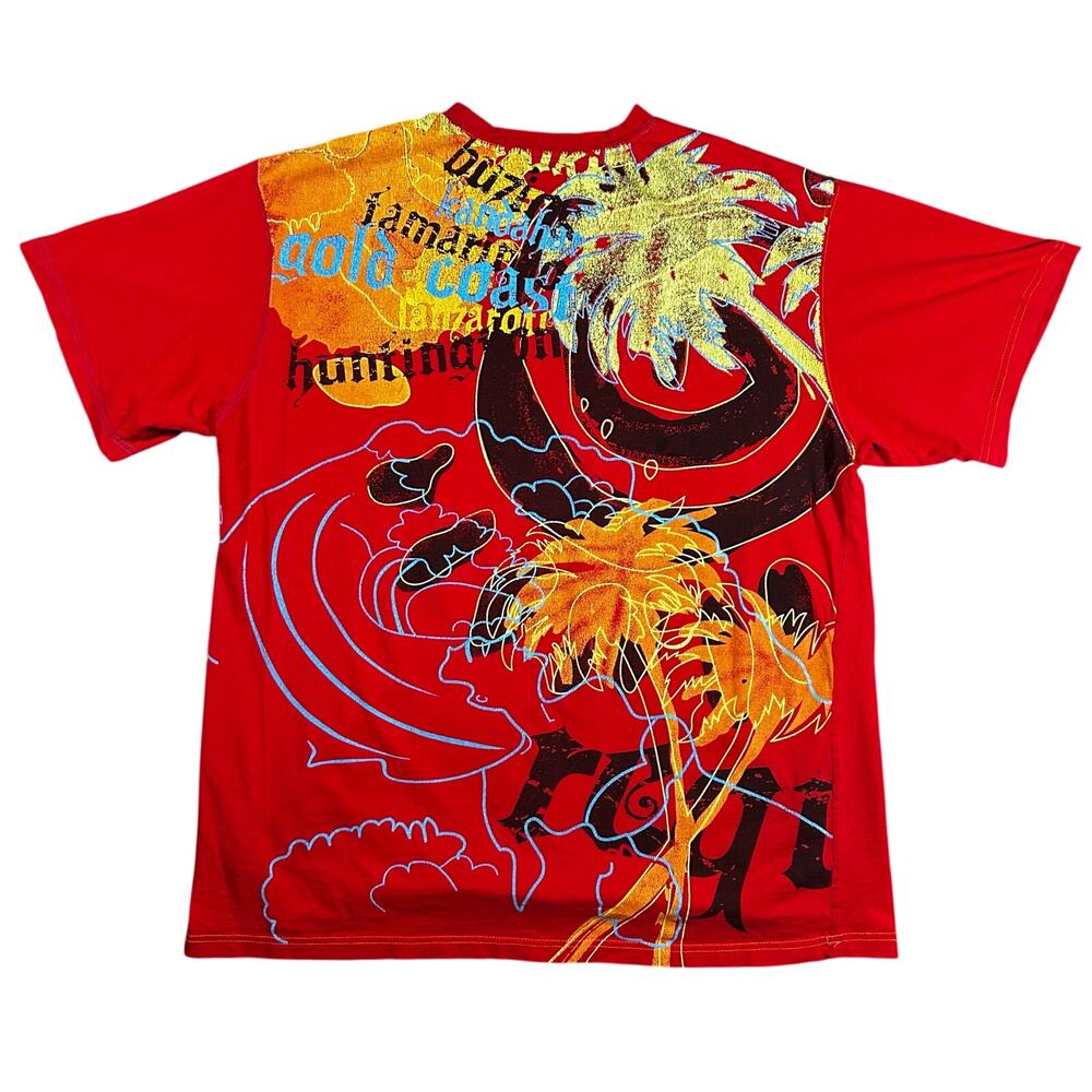 Vintage Y2K Surf Skate Tee Request Jeans AOP Art Design Graphic T-Shirt